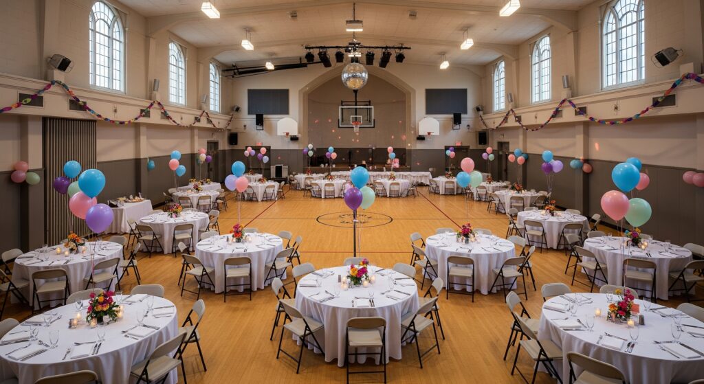 Gym Rented for Private Party